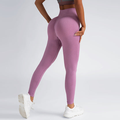 High Waisted Honeycomb Design Yoga Pants for Women Sculpting Quick Dry Fitness Leggings for Running Gym Workouts and Summer Yoga Sessions