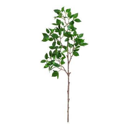 Realistic Cherry Blossom Leaf Branch Artificial Plant – Perfect for Garden Landscaping, Milan Leaf Accent Wall Décor, and Nature-Inspired Home Decor