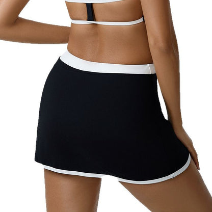 Quick Dry Breathable Women s Color Block Running and Outdoor Yoga Skirt for Fit and Workouts