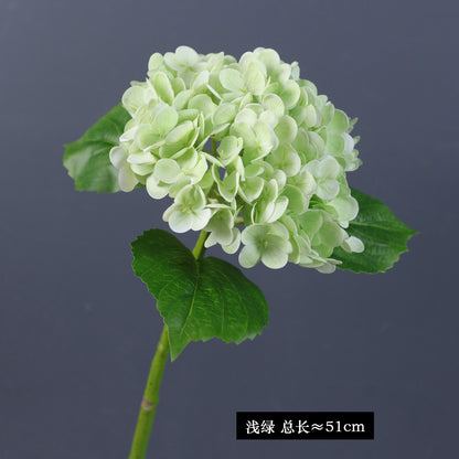 Realistic Hydrangea Artificial Flower - Luxurious Moisture-Resistant Décor for Elegant Weddings and Home Interiors - Perfect Addition to Living Room Centerpieces and Faux Floral Arrangements