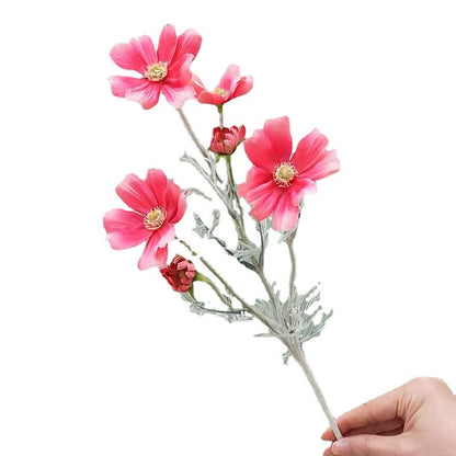 Realistic Artificial Gerbera Daisy and Cosmos Flower Stem – Perfect for Home Decor, Wedding Celebrations, and Photography Props