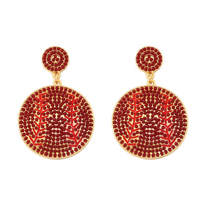 Chic Olive Pearl Statement Earrings – Versatile Party Accessory for Women, Perfect for Any Occasion!