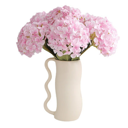 Lifelike Wedding Venue Decoration: Stunning Faux Hydrangea Bouquet – Perfect for Home Décor and 3D Printed Elsa-Inspired Floral Arrangements