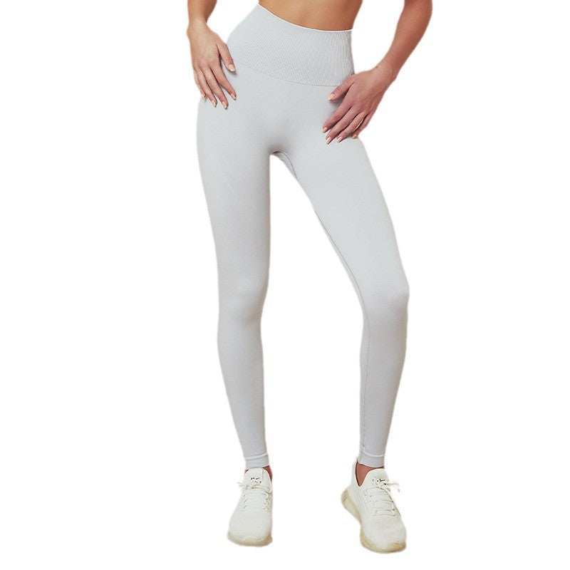 Yoga and Fitness High Waisted Moisture Wicking Butt Lifting 3 4 Leggings for Active Women Style 2146