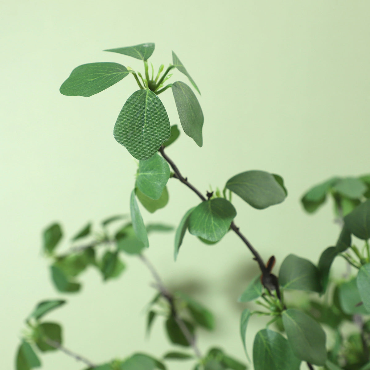 Japanese Style Hanging Bell Leaf Decorative Faux Green Plants - Perfect for Home, Living Room, and Elegant Wall Décor