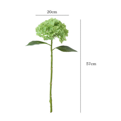 Realistic Hydrangea Floral Centerpiece for Home, Weddings, and Hotels - 3D Touch, Moisture-Proof Decor with Lifelike Design