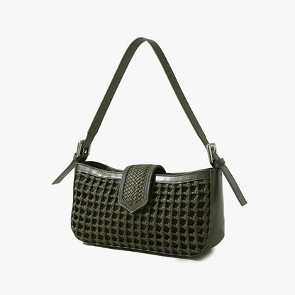 Handwoven Shoulder Bag Commuter Tote