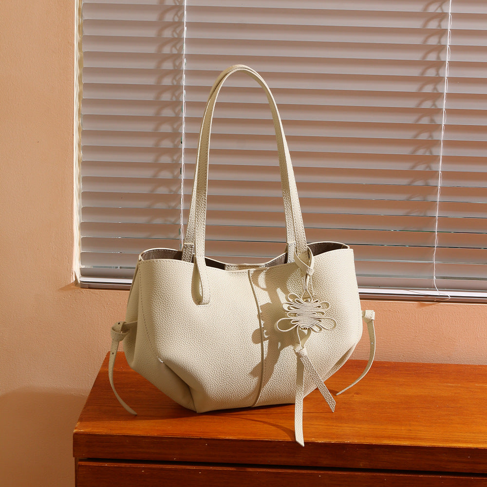 Genuine Leather Women's Tote Bag and Spacious Handbag for Daily Commute Unique Design for Work and Play