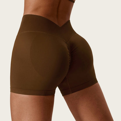 Seamless High Waisted Peach Butt Yoga Shorts for Women Breathable Stretchy for Running Outdoor Fitness Activities