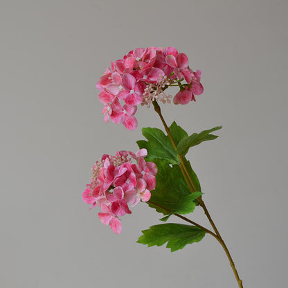 Lifelike Artificial Flowers for Home Decor: 3D Printed Realistic Simulation, Perfect for Weddings and Event Decorations, Two-Headed Rice Berry Hydrangea Faux Flowers