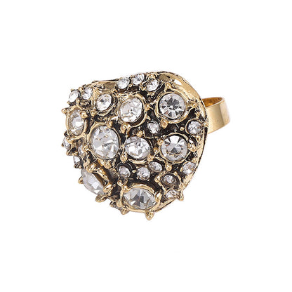 Chic Minimalist Alloy Ring with Nature-Inspired Design - Versatile Women's Jewelry for Every Occasion