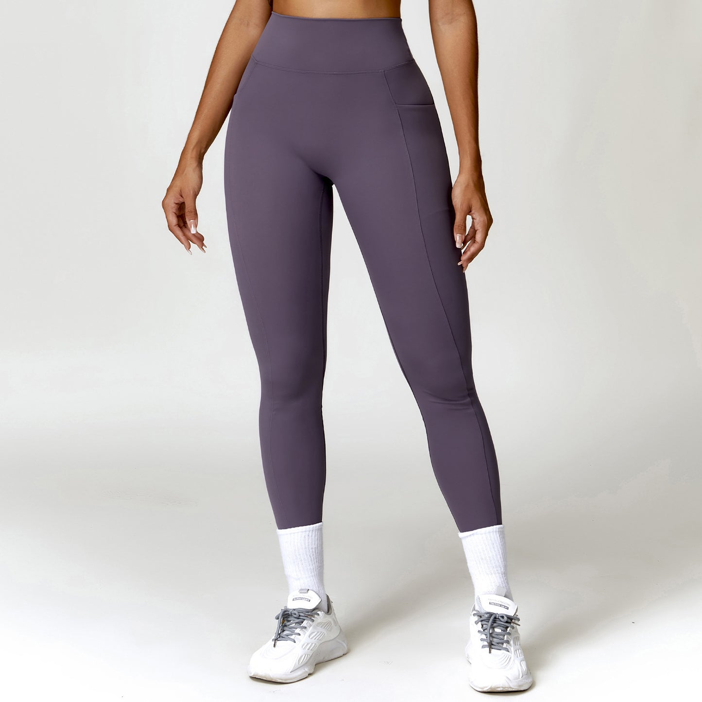 High Waisted Quick Dry Leggings with Butt Lift Soft Fleece Yoga Pants for Comfortable Workouts Running and Everyday Wear Style 8524