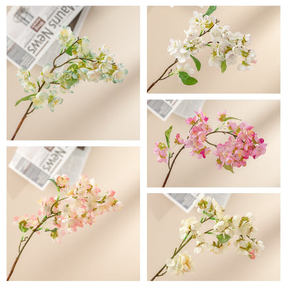 Elegant Japanese Artificial Cherry Blossom Bridal Bouquet - Perfect for Weddings and Home Décor, Model MW24831