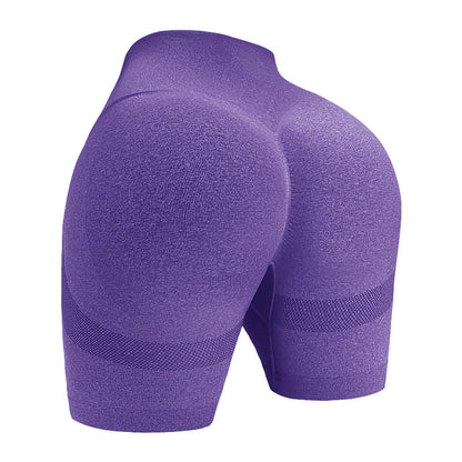 High Waisted Peach Butt Yoga Shorts Comfortable Workout Cycle Shorts for Gym Use Tummy Control Enhancing Tight Fitting 3 Inch Length Athletic Leggings