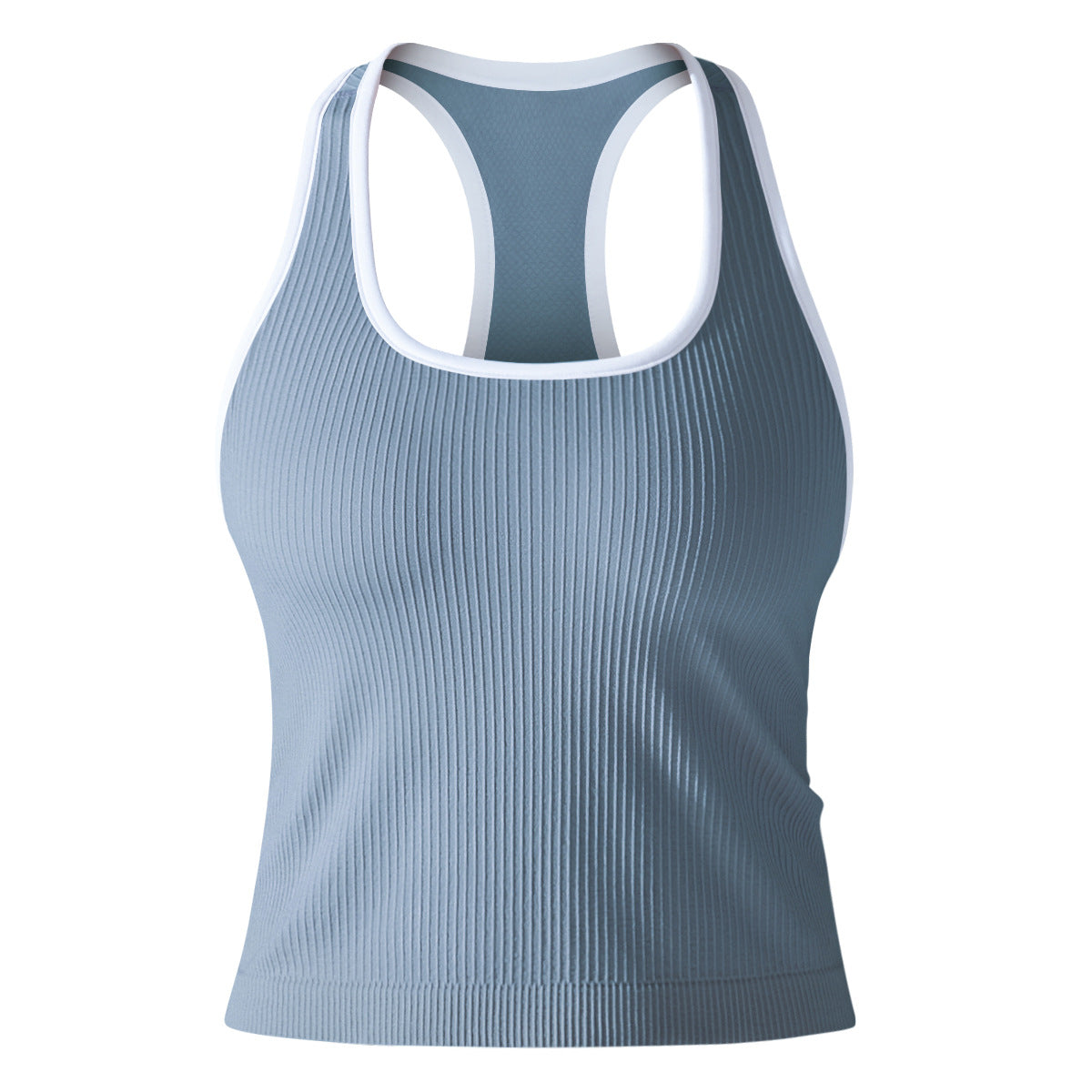 High Performance Seamless Sports Bra and Tank Top Combination for Intense Running Yoga and Gym Workouts with Flexibility and Support