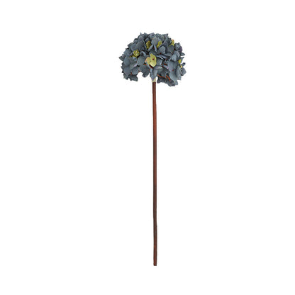 Stunning Faux Single Branch Oil Painting Style Lollipop Hydrangea - Perfect for Weddings, Photoshoots, and Home Decor