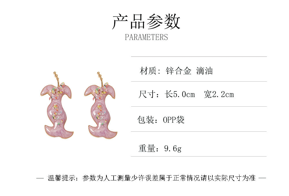Stylish  Geometric Alloy Drop Earrings for Women - Unique, Versatile Snake-Inspired Design Perfect for Any Occasion