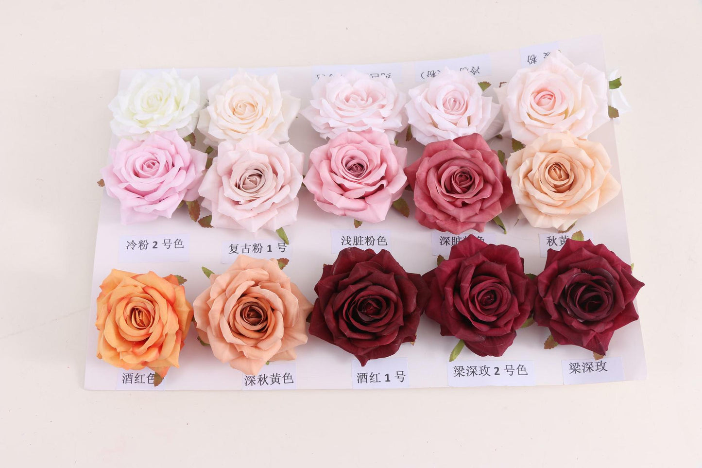 Lifelike Paris Rose Flower Heads for Wedding Decor -  DIY Gift Box with永生 (Everlasting) Roses for Lasting Memories