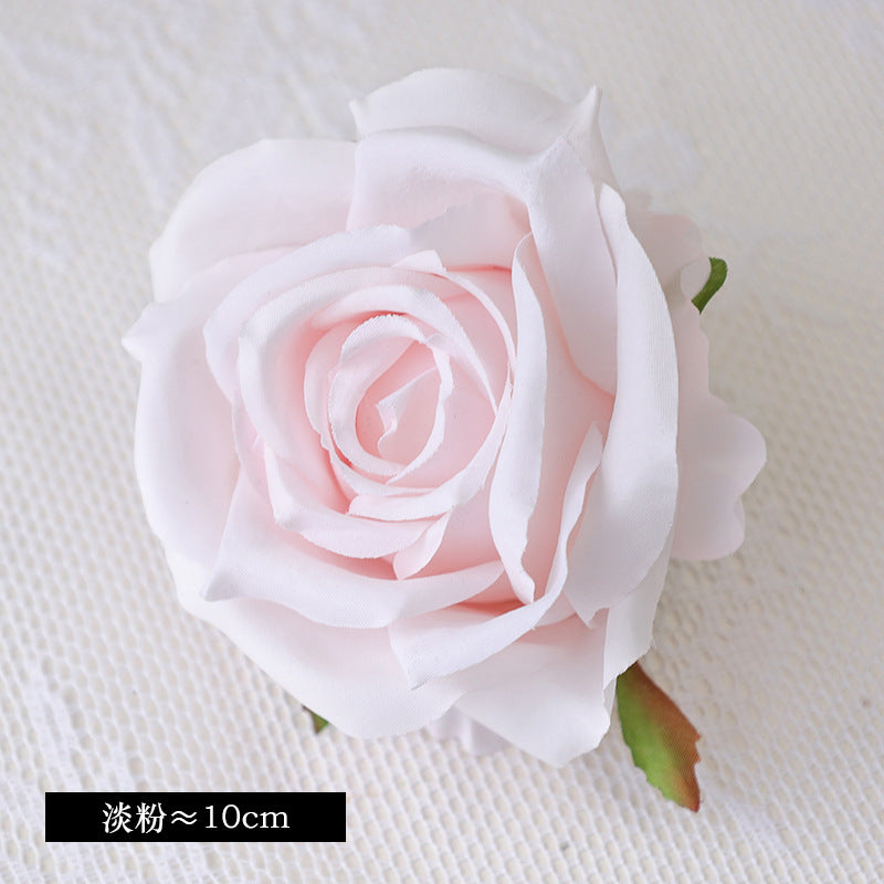 Exquisite 10CM Imported Silk Rose Flower Heads - Perfect for Weddings, Celebrations, and Gift Boxes