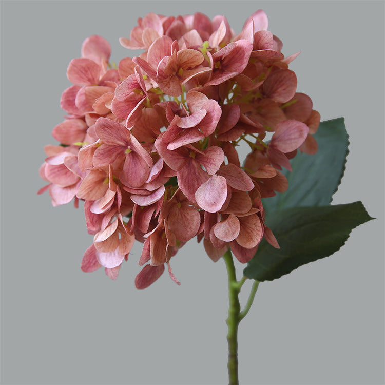 Lifelike Snowflake Hydrangea Floral Arrangement - Charming Spring-Inspired Decor for Home, Weddings, and Special Events - Elegant Single Stem Decorative Blooms