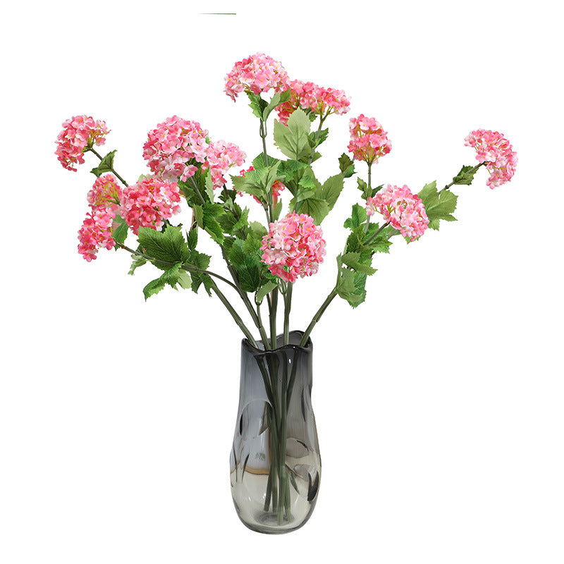 Realistic Hydrangea Decorative Faux Flower Arrangement for Home & Living Room - Perfect for Weddings & Elegant Home Décor