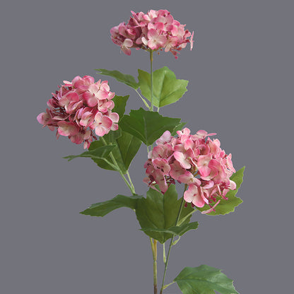 Lifelike Hydrangea Faux Flowers – Triple-Head Design for Fresh Home Décor, Hotel Arrangements, and Stunning Photography Props