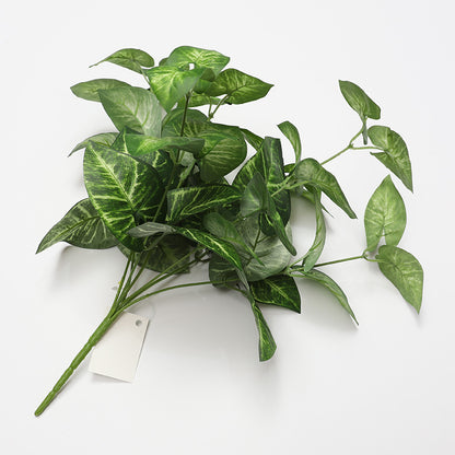 Artificial Green Philodendron Leaves – Luxurious Home Décor with Realistic Touch for Stunning Interior Design