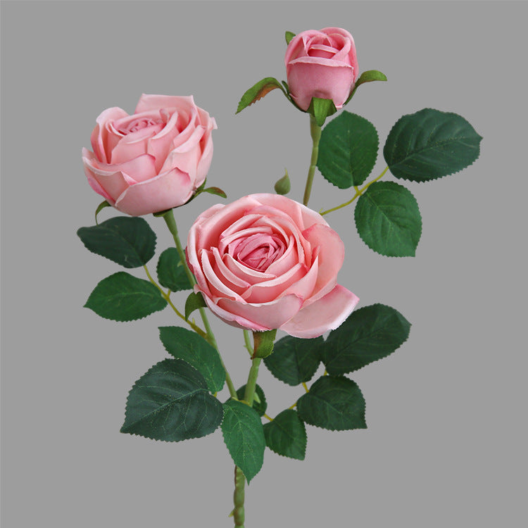 Elegant Faux Royal Rose - European-Inspired Romantic Indoor Decor for Home, Perfect for Airbnb, Floor Display, and Photography Props