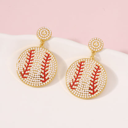 Chic Olive Pearl Statement Earrings – Versatile Party Accessory for Women, Perfect for Any Occasion!
