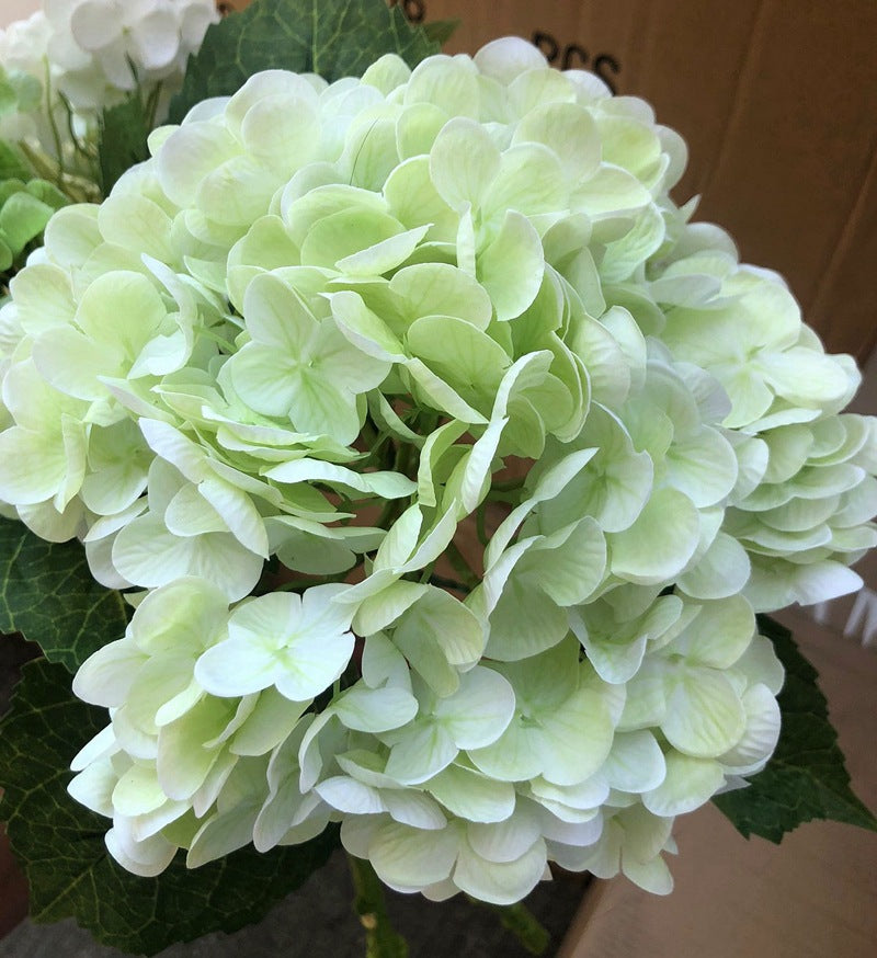 Lifelike 3D Touch Hydrating Faux Hydrangea Flowers - Perfect for Hotel Decor, Wedding Arrangements, and Event Styling