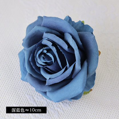 Exquisite 10CM Imported Silk Rose Flower Heads - Perfect for Weddings, Celebrations, and Gift Boxes