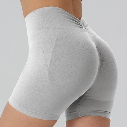 High Waisted Seamless Yoga Shorts for Women 9 Vibrant Colors Tummy Control Butt Lifting Design for Fitness and Everyday Wear