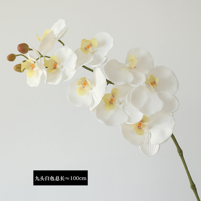 Lifelike Orchid Faux Flower Arrangements -  Quality Home Decor with Multi-Head Design for Weddings and Event Decoration, Perfect for Aisle and Table Centerpieces