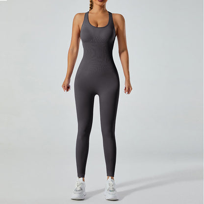 Seamless One Piece Yoga Jumpsuit Versatile Yoga Pants and Dance Outfit for Comfort and Style in Your Workout Routine