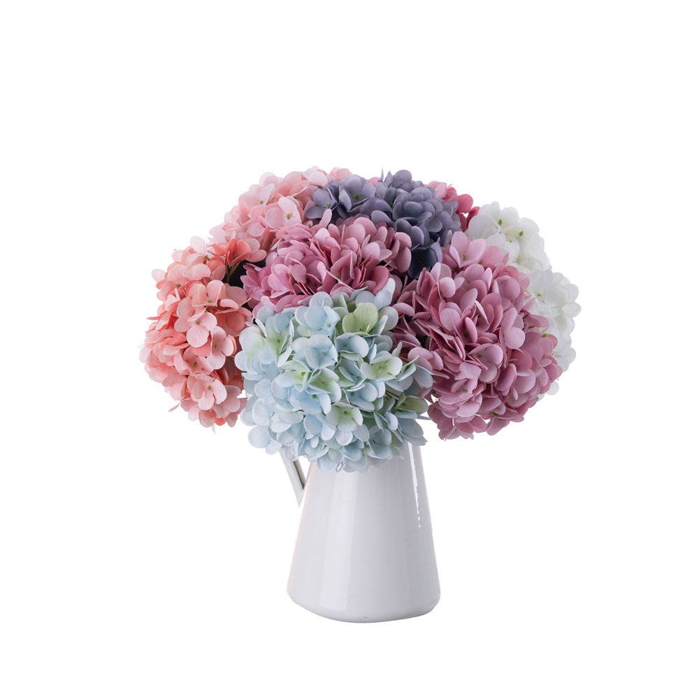 Realistic Hydrangea Macaron Floral Arrangement – Stunning Artificial Rose Plant Décor for Weddings & Events – INS Style - MW66773