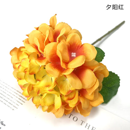 Luxurious 3D Touch Hydrangea Artificial Flower Bouquet for Wedding Decor and Home Living – Stunning Floral Arrangement for Elegant Living Rooms