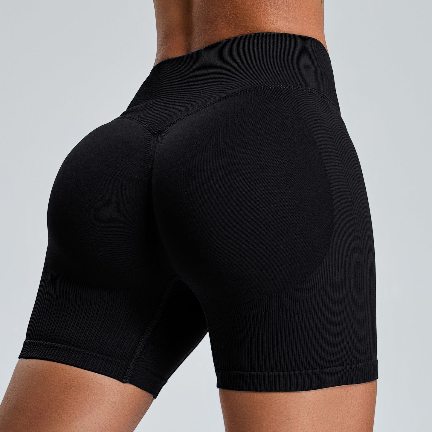 Seamless High Waisted Peach Butt Lifting Yoga Shorts Tummy Control Ultra Comfortable Fitness Bottoms for Workouts and Everyday Wear