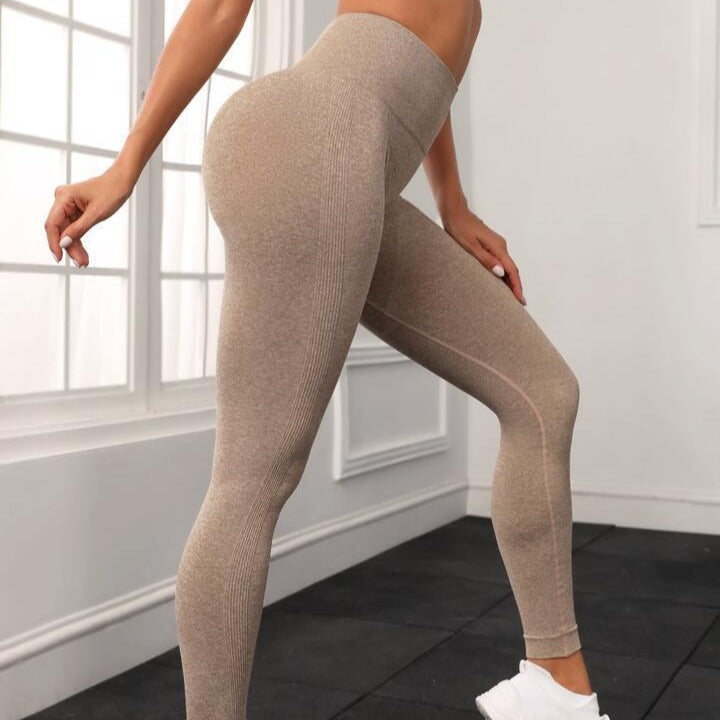 Seamless Lettering No Show Yoga Pants for Women High Waist Butt Lifting Yoga Apparel Versatile Outdoor Fitness Leggings Ultra Stretch Activewear for Maximum Comfort