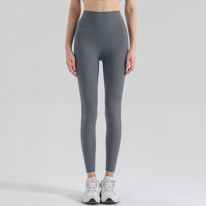 High Waisted Butt Lifting Yoga Pants for Women Summer No See Through Quick Dry Tight Fit Running and Workout Leggings for Comfort and Style