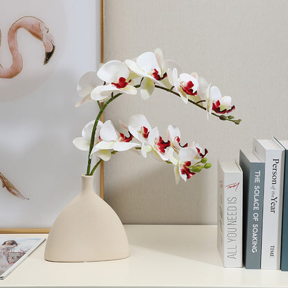 Lifelike 9-Head 3D Printed Orchid Flower Arrangement - Perfect for Home Décor, Living Room Styling, and Elegant Wedding Decorations