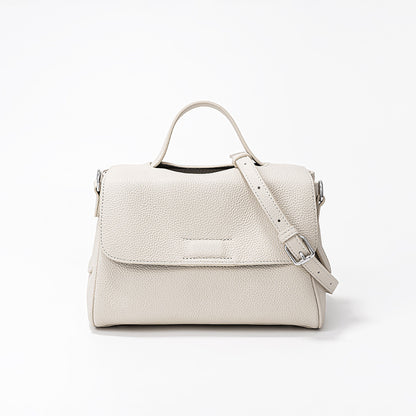 and Versatile Togo Leather Boston Bag Spacious Crossbody and Shoulder Tote for Women Everyday Companion