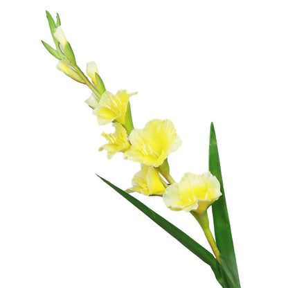 High-Quality European Style Realistic Single Stem Soft Silicone Gladiolus - Perfect for Home Decor, Weddings, and Event Decor