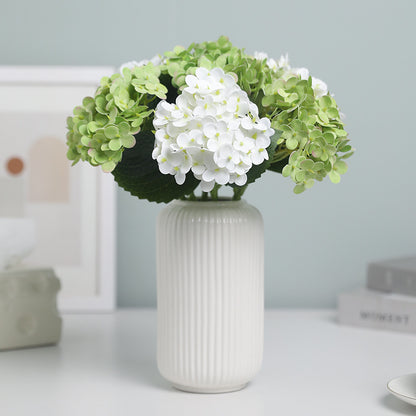 Single Stem Faux Hydrangea Flower – Realistic Touch, Perfect for Weddings, Photography Props, Home Décor, and Restaurant Decoration