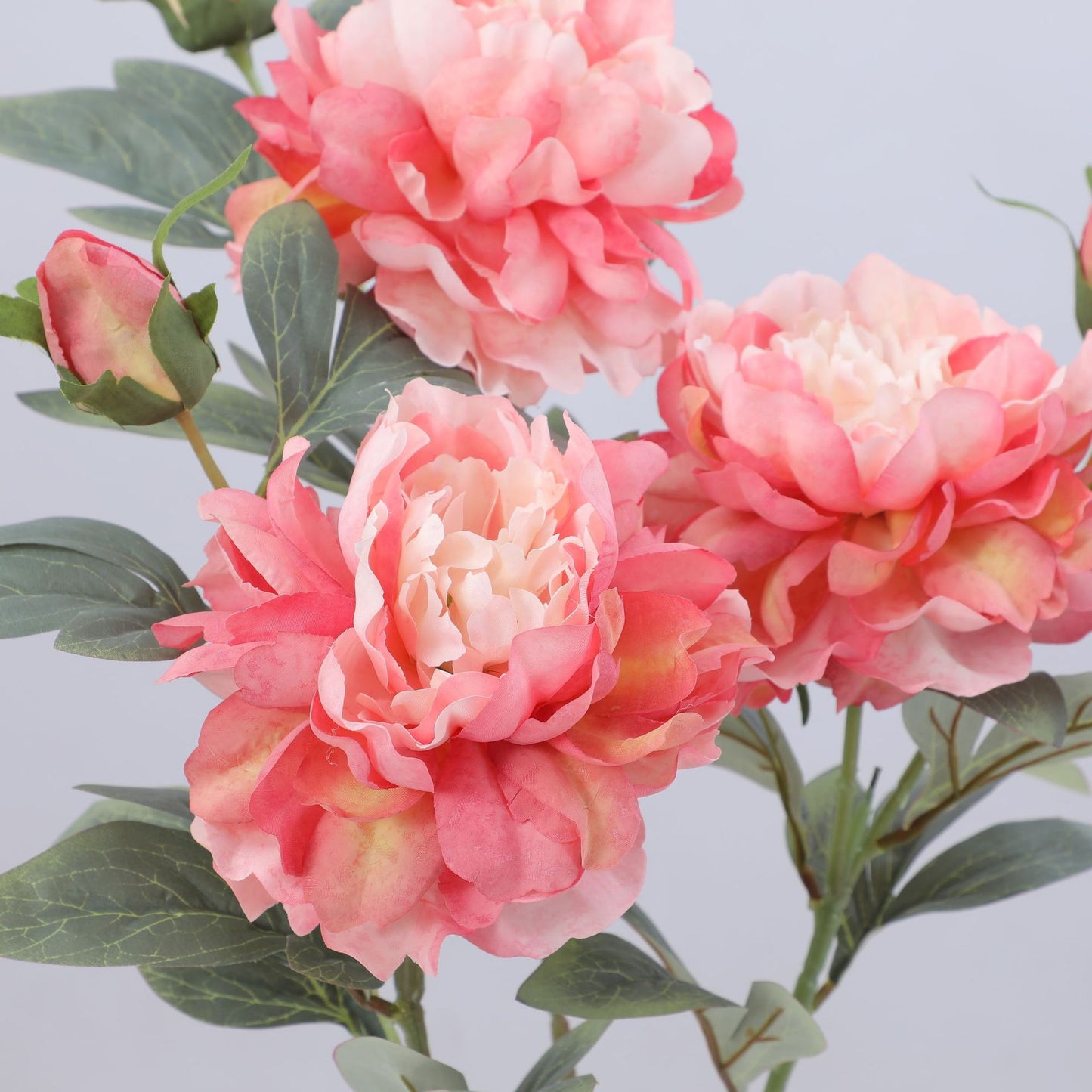 Artificial Peony and Shao Yao Flower Single Large Head Floor Decoration - Luxurious Faux Floral Arrangement for Wedding, Hotel, and Elegant Home Decor