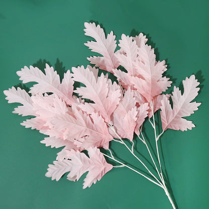 Lifelike Artificial Oak Leaves for Stunning Wedding Decor - Perfect for Floral Walls, Backdrops, and Elegant Ceiling Decorations