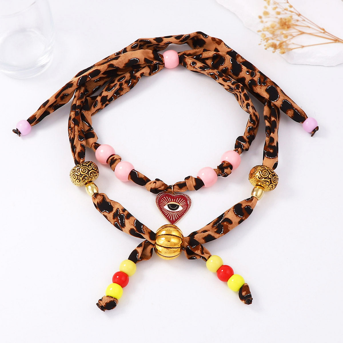 Handcrafted Vintage Wild Style Beaded Layered Necklace for Women - Unique Bohemian Statement Piece with Artisan Flair