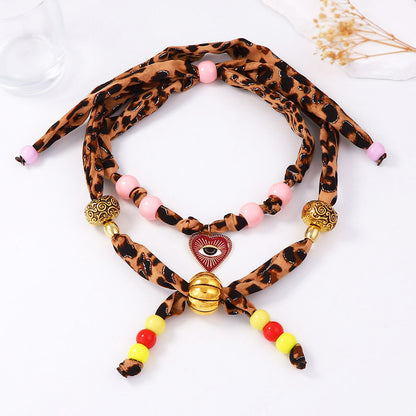 Handcrafted Vintage Wild Style Beaded Layered Necklace for Women - Unique Bohemian Statement Piece with Artisan Flair