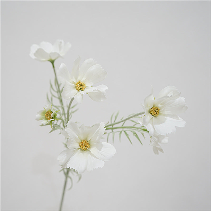 Charming Artificial Single Stem Princess Cosmos Flower - Perfect Home Decor Accent for Weddings, Events, and Everyday Elegance