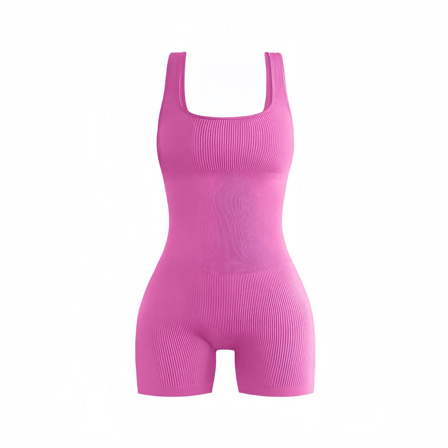 XY Seamless Knitted Ribbed Bodysuit for Sports Fitness and Yoga All in One Activewear Set for Comfort and Performance