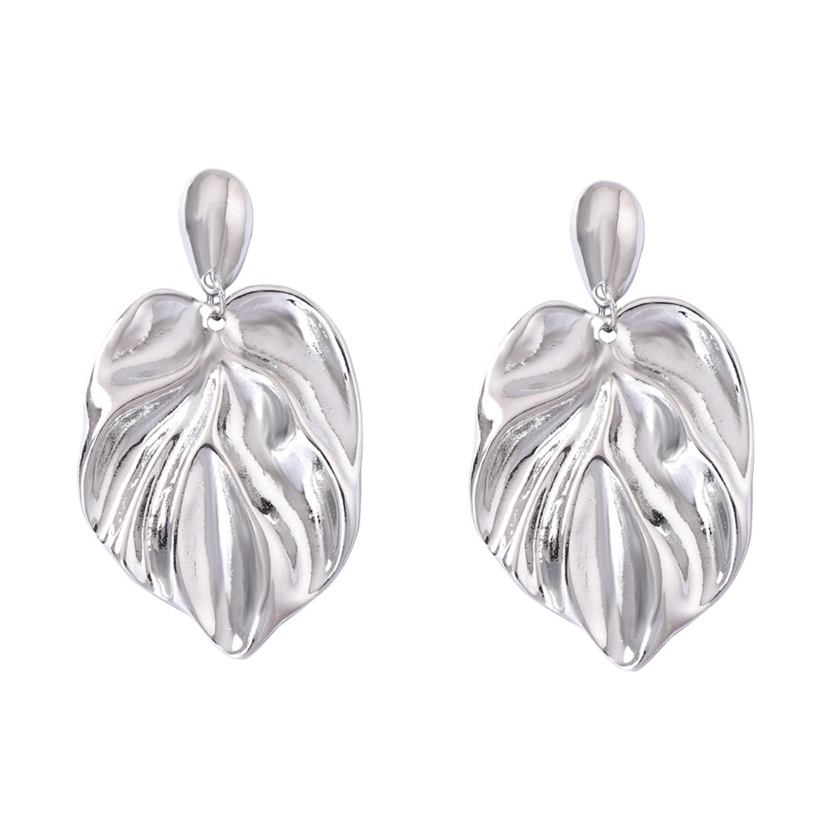 Elegant and Chic Lightweight Alloy Leaf Drop Earrings – Versatile, Minimalist Women’s Jewelry Perfect for Any Occasion